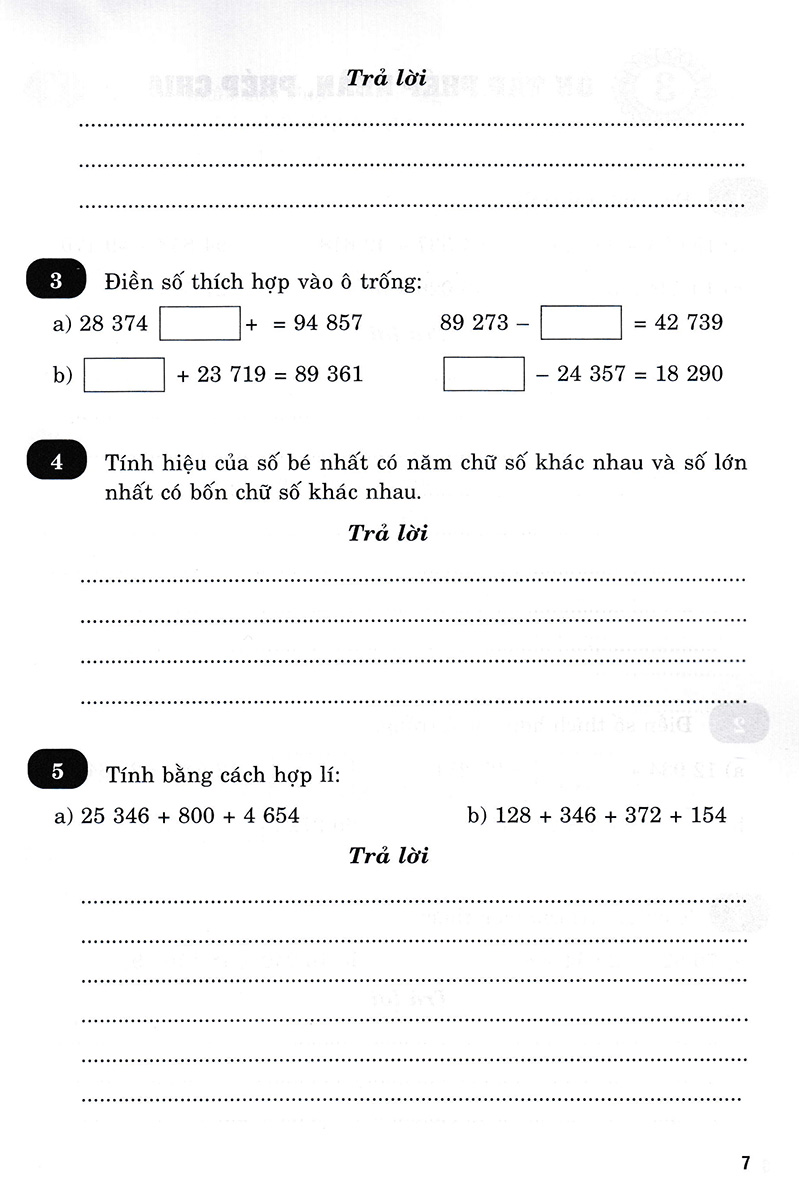 vở bài tập nâng cao toán 4 - tập 1 (bám sát sgk chân trời sáng tạo) - Ảnh 10