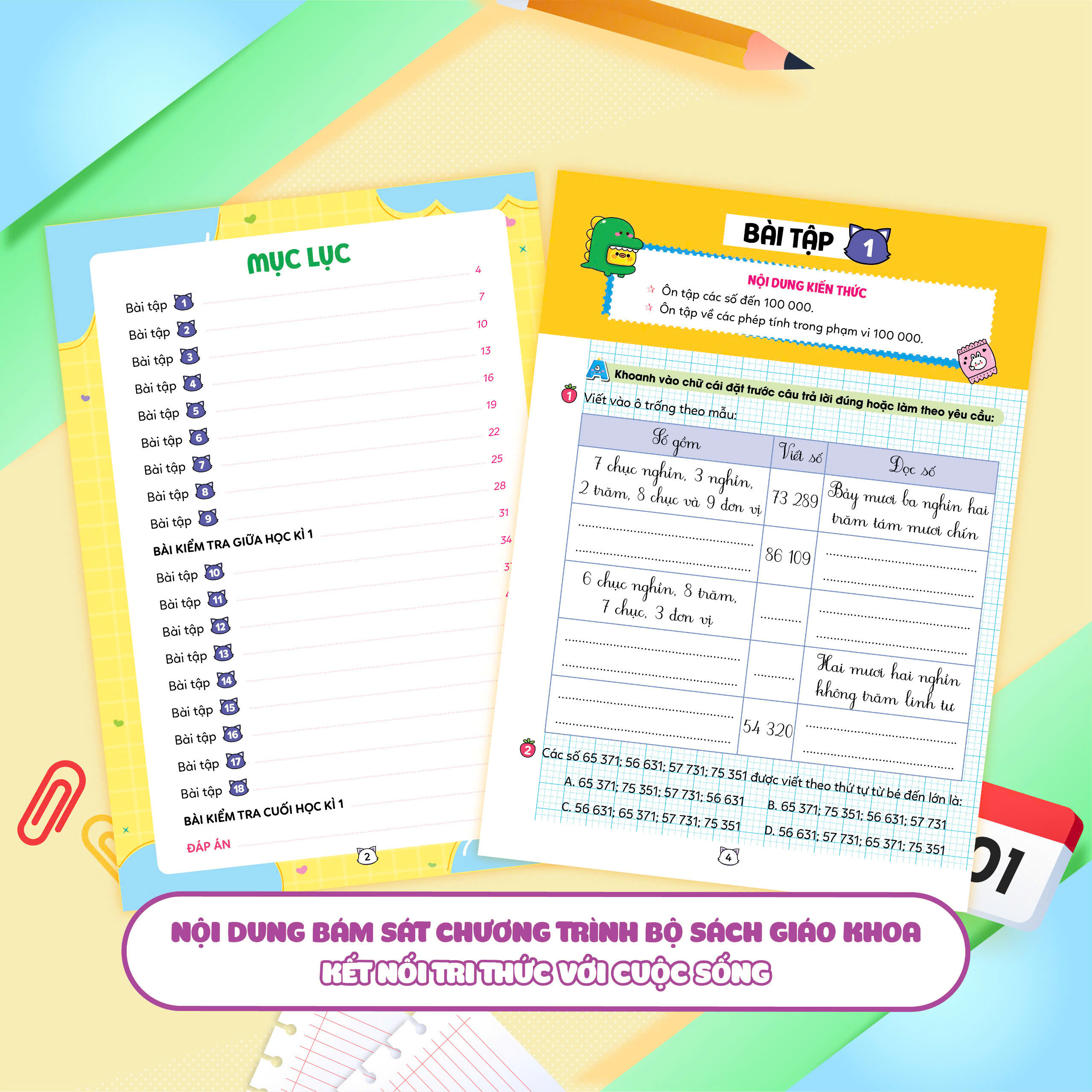 vở bài tập toán tăng cường lớp 4 - tập 1 (theo sách giáo khoa kết nối tri thức với cuộc sống) - Ảnh 6