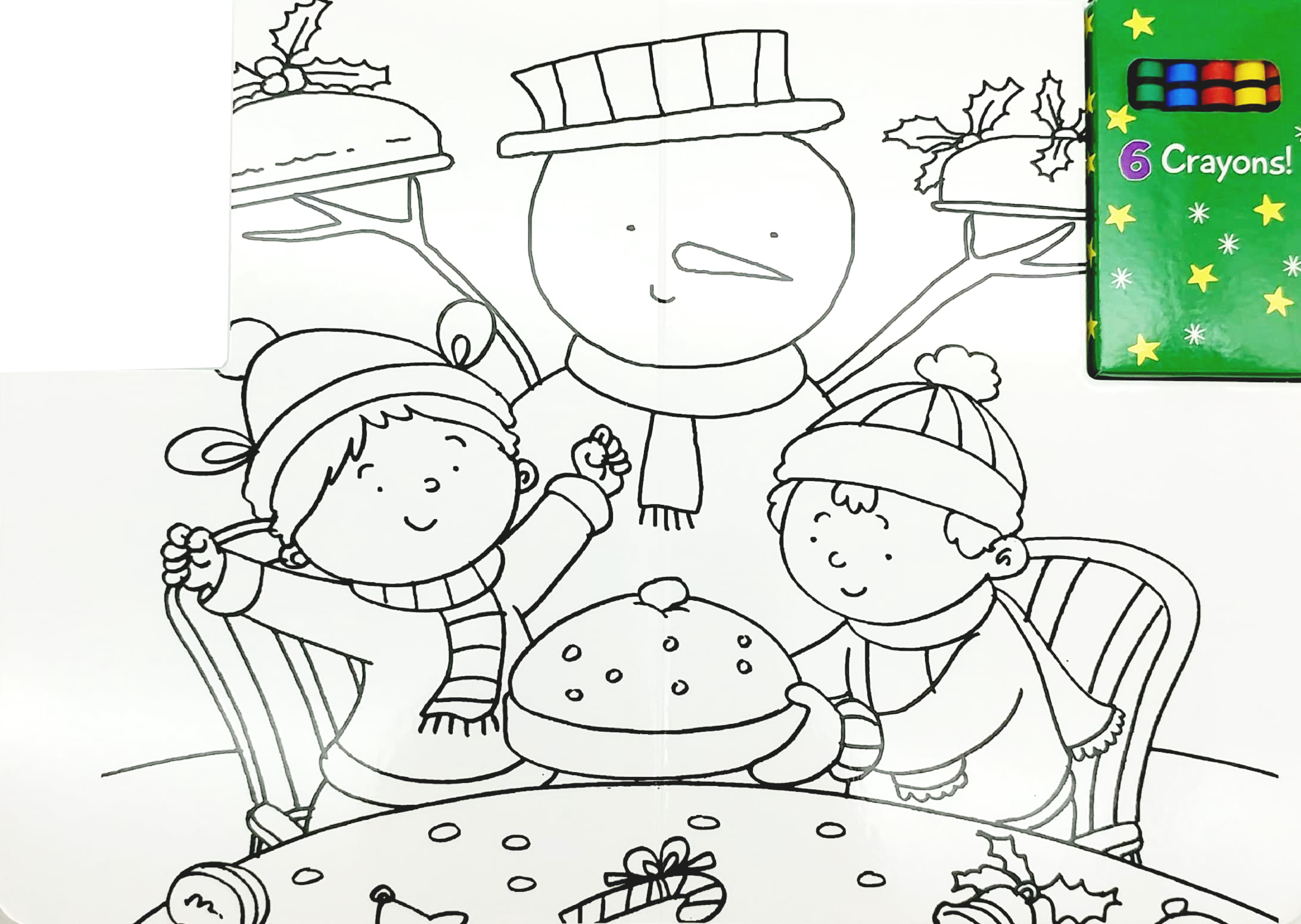 wipe clean colouring books - snowman - Ảnh 5