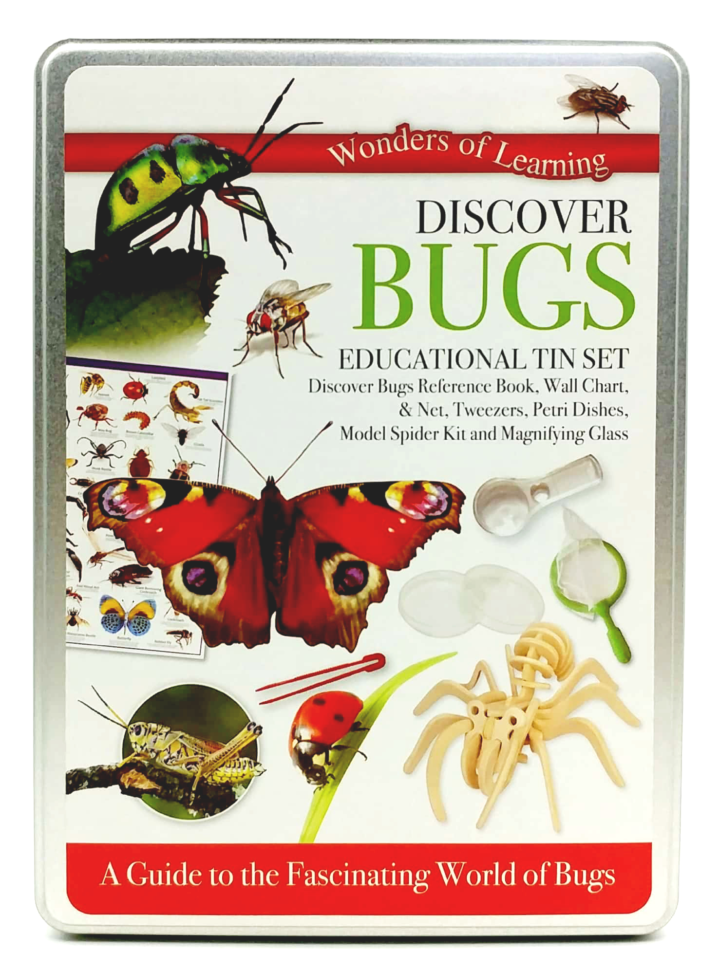 wonders of learning: discover bugs educational tin set - Ảnh 3