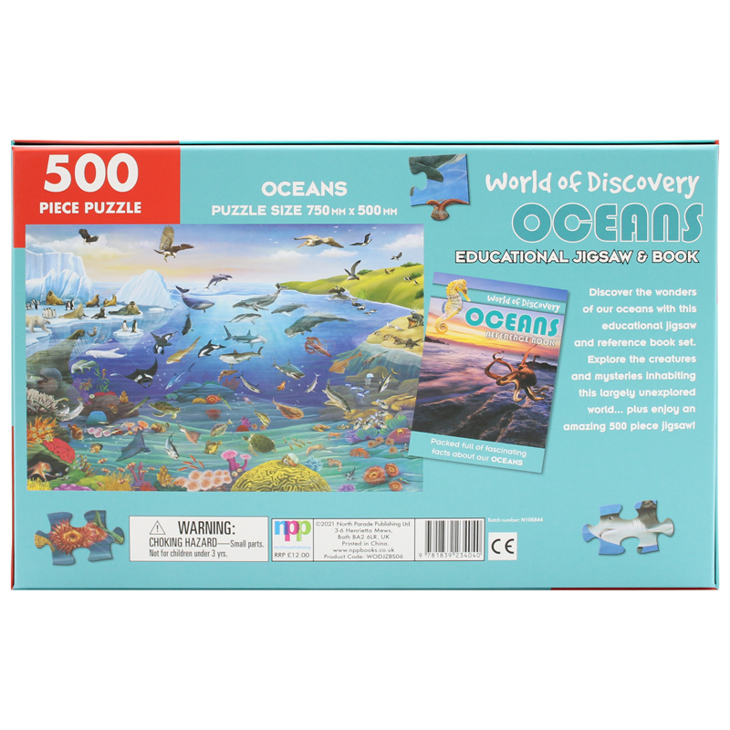 world of discovery - educational jigsaw & book: oceans - Ảnh 2