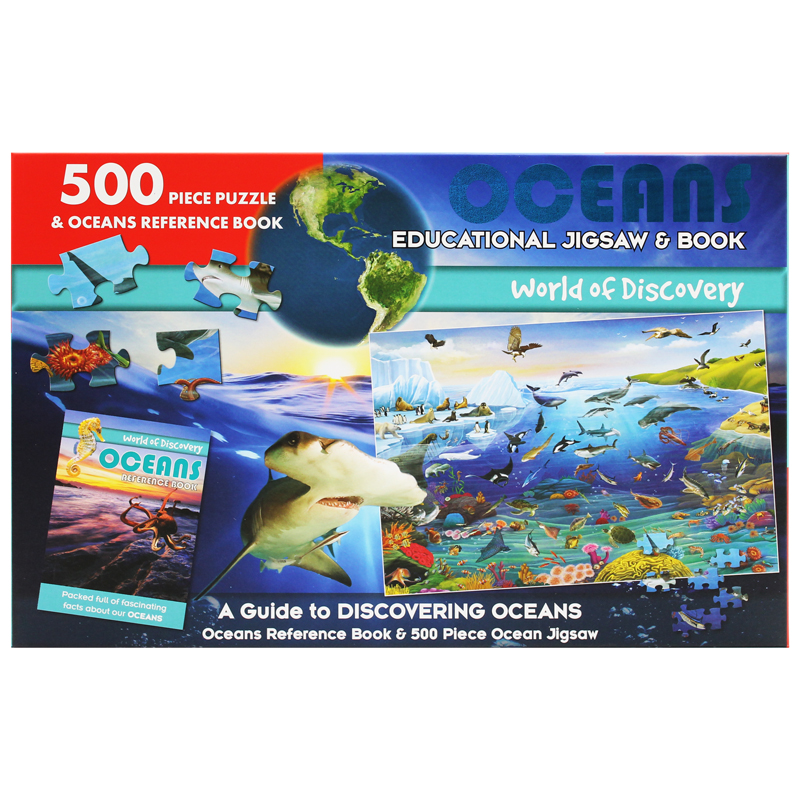 world of discovery - educational jigsaw & book: oceans - Ảnh 3
