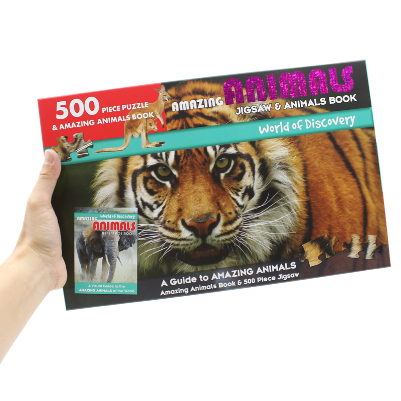 world of discovery - jigsaw & animals book: amazing animals - Ảnh 11