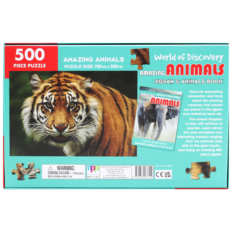 world of discovery - jigsaw & animals book: amazing animals - Ảnh 9
