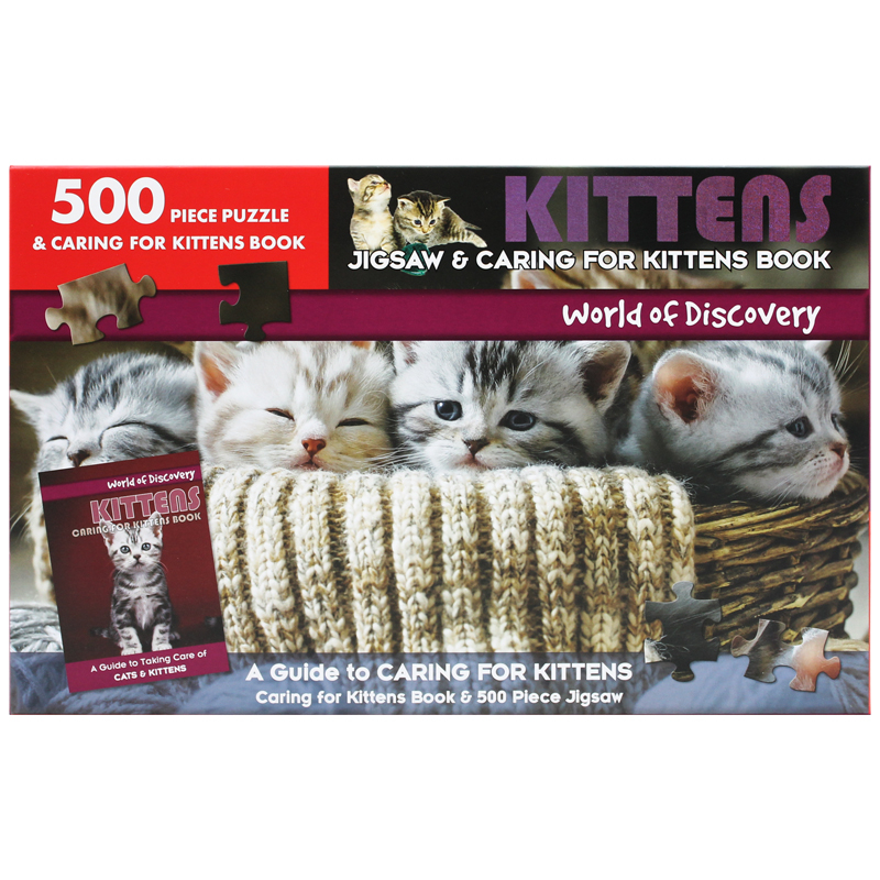 world of discovery - jigsaw & caring for kittens book: kittens - Ảnh 4