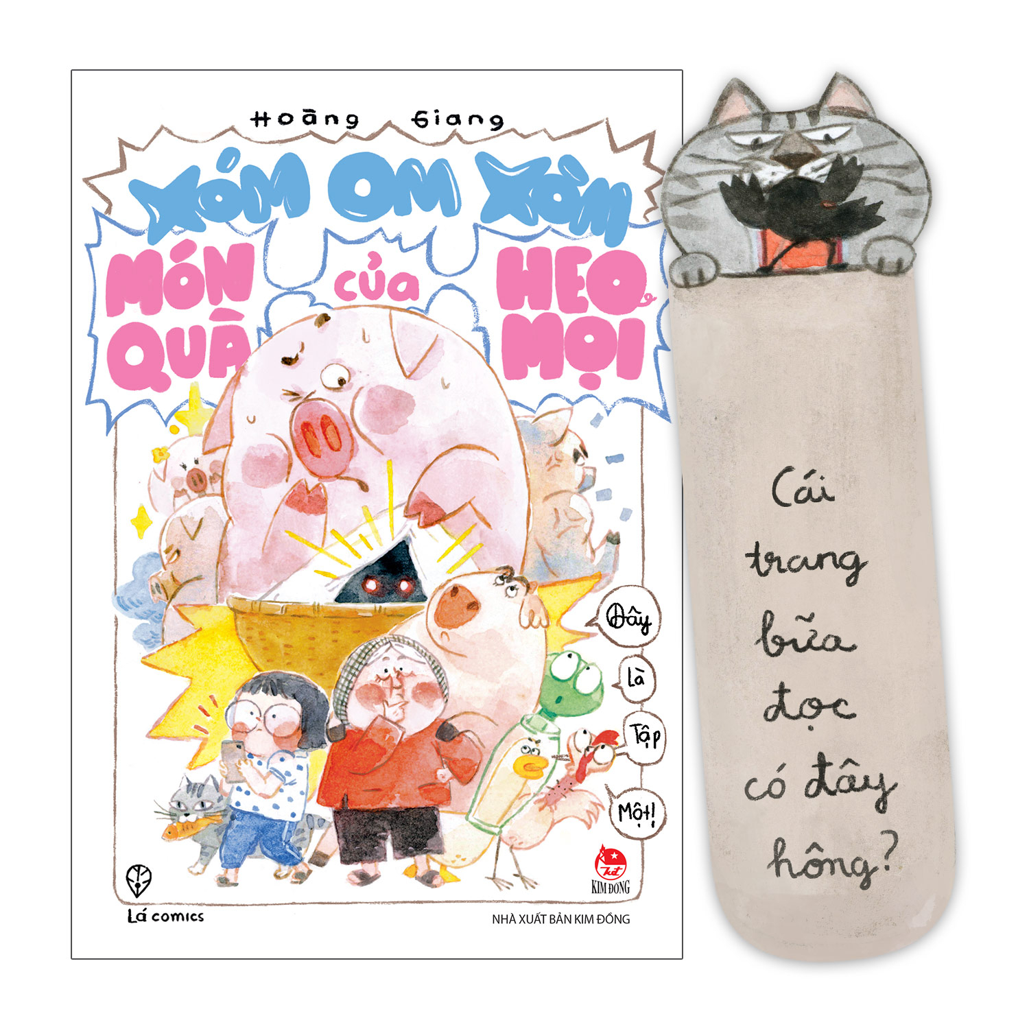 Xóm Om Xòm - Tập 1 - Món Quà Của Heo Mọi - Tặng Kèm Bookmark - Ảnh 2