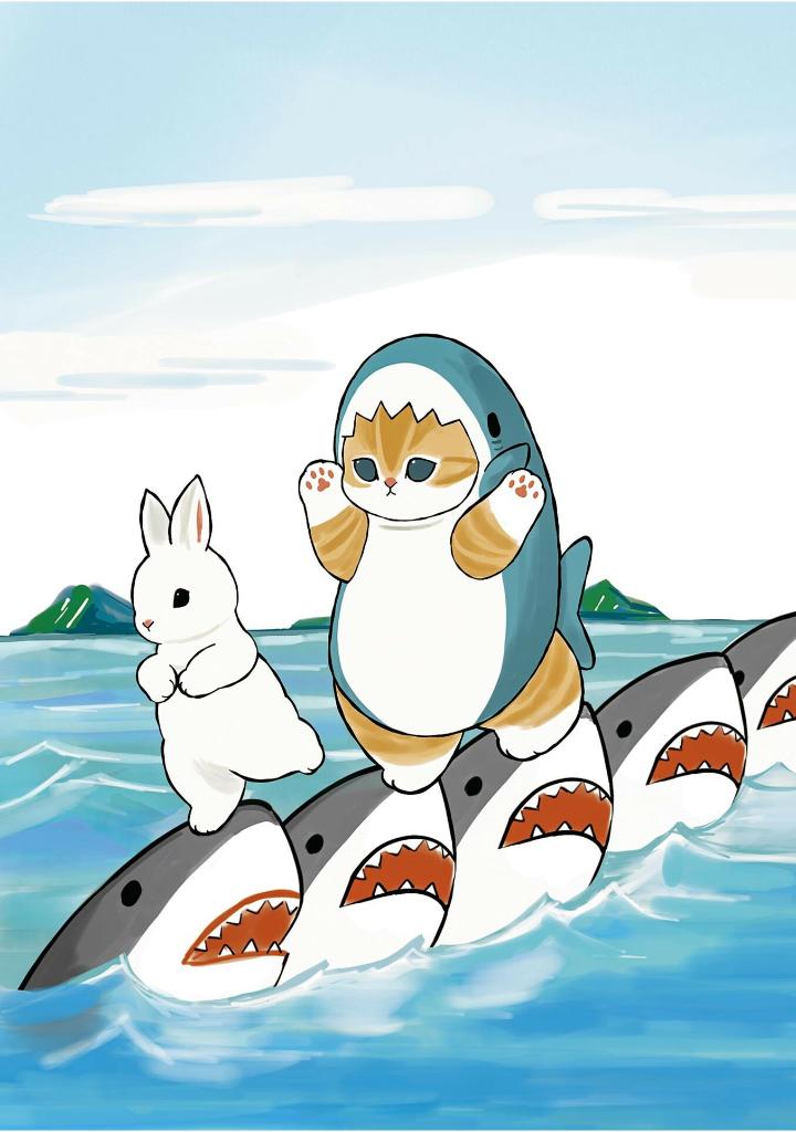 サメにゃん - same-nyan - Ảnh 3