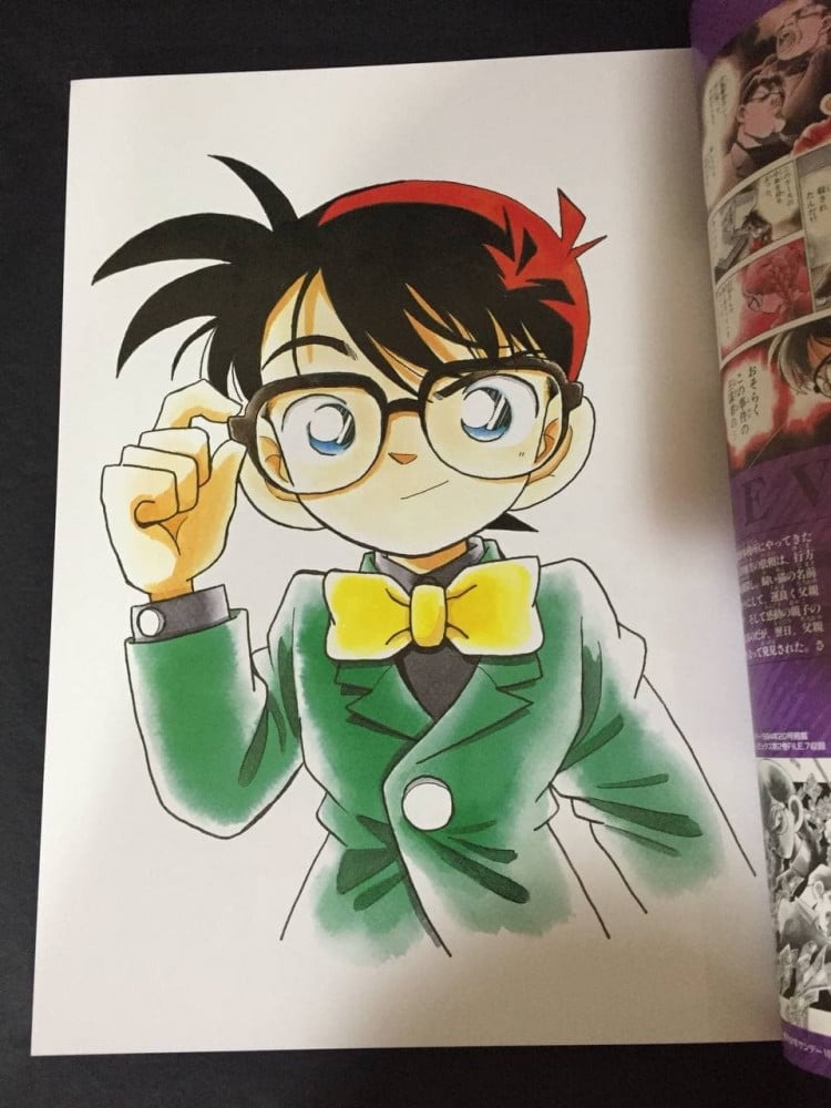 名探偵コナンカラ-イラスト全集gosho aoyama the complete mei tantei konan kara irasuto zenshu - Ảnh 9