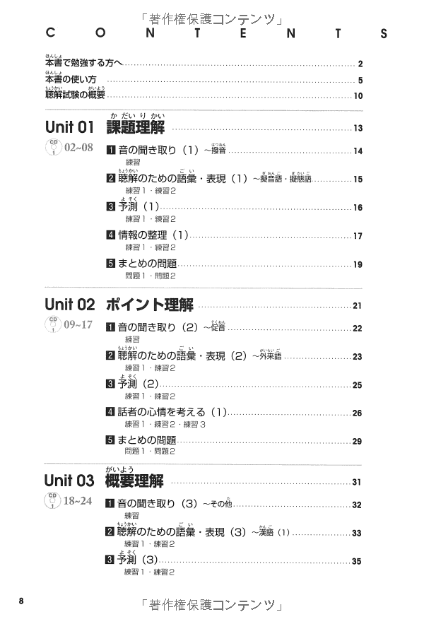 耳から覚える日本語能力試験聴解トレーニング n2 - mimi kara oboeru jlpt n2 listening with cds - Ảnh 9